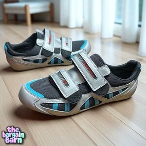 Diadora Women’s SPD Compatible Clip-In Road Bike Velcro Cycling Shoes (9)